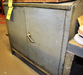 Storage Cabinet with Contents