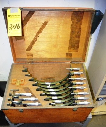 10 Piece Mitutoyo Micrometer Up to 12\