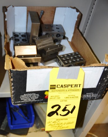 LOT - In Box Assorted Angle Plate and V Blocks 1-2-3