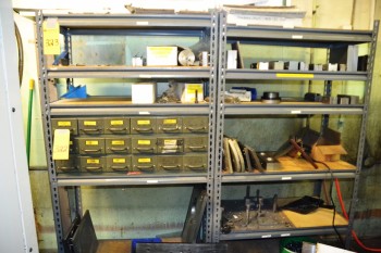 LOT - Holddowns Clamps/Vise Jaws in 2 Cabinets