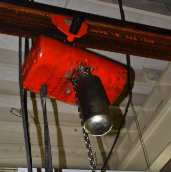CM 1 Ton Electric Hoist with Trolley CMO Beam