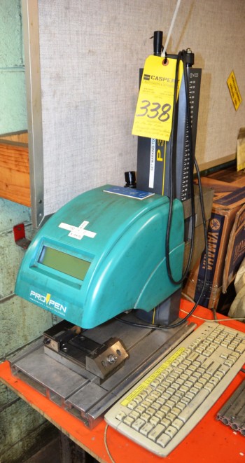 Pro-Pen P3000 Pnematic Marking Machine S/N P3000/DPN 06-734