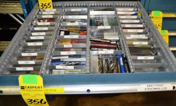 LOT - Assorted Round and Metric Endmills