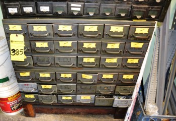 LOT - 3G Drawer Cabinet Contents/Bolts/Etc