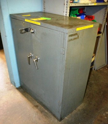LOT - Storage Cabinet with Contents