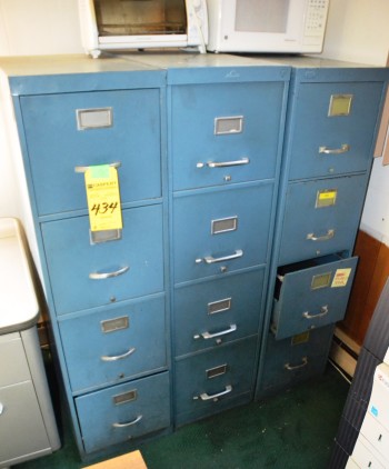 Assorted 4 Drawer File Cabinets