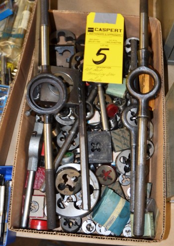 LOT - Assorted Threading Dies and Handles