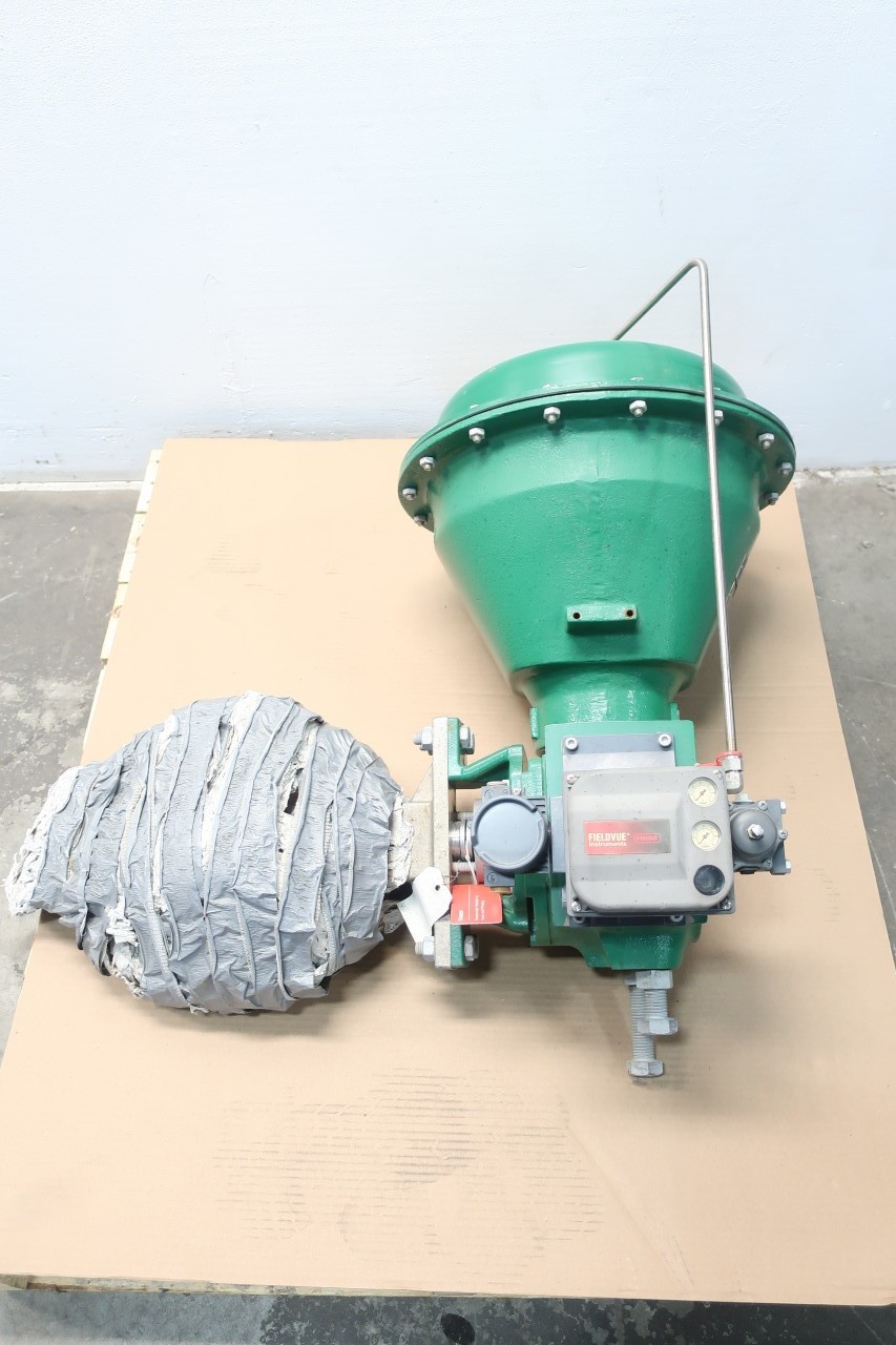 FISHER 8580 TYPE 2052 150 STAINLESS DVC6200 8IN CONTROL VALVE