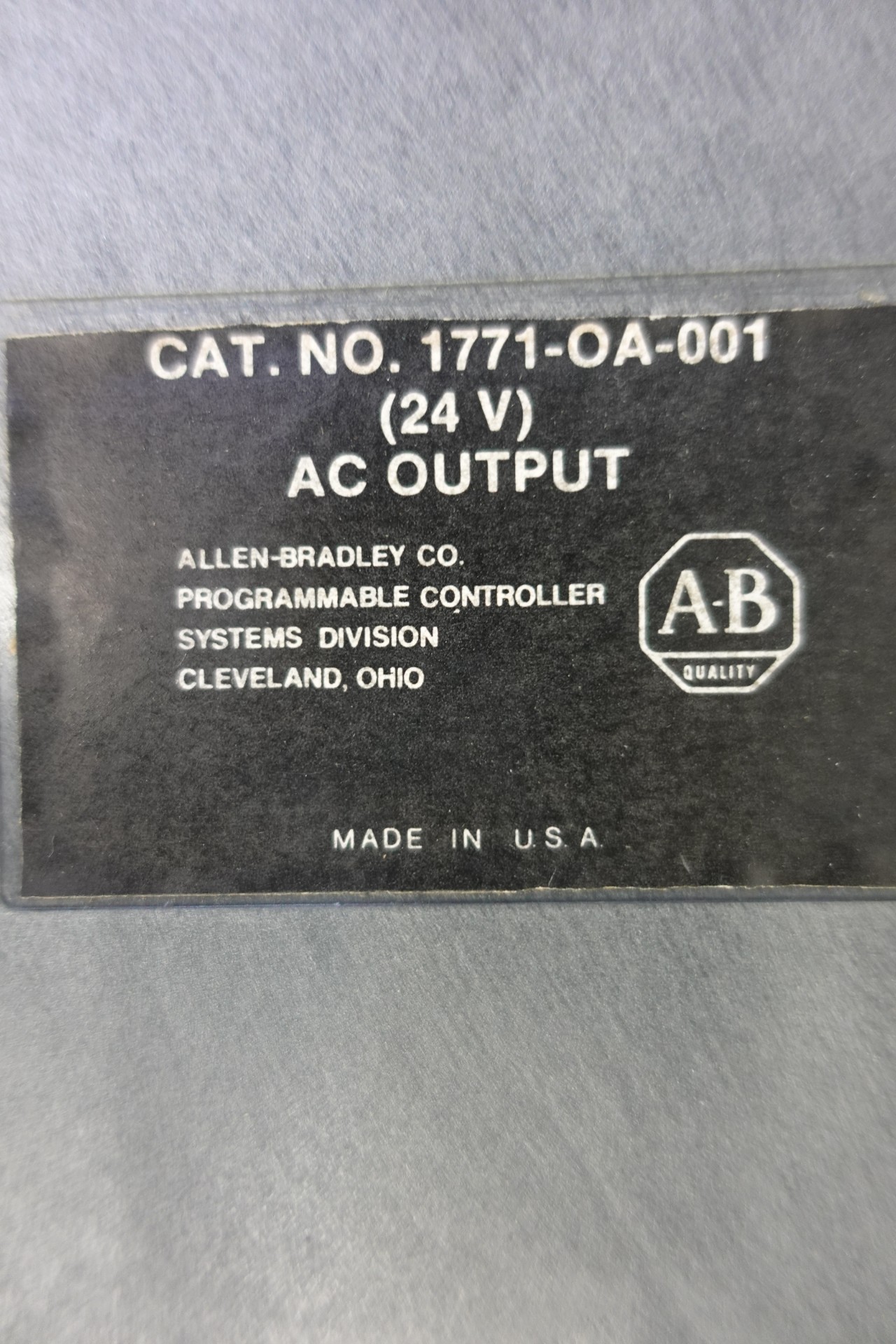 2 PALLETS OF A-B OUTPUT/INPUT MODULES