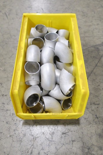 1 PALLET OF 1-1/2IN ELBOW PICOR FOOD GRADE PIPE FITTINGS, SCH 5S, 316SS