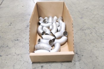 1 PALLET OF 3/4IN PICOR FOOD GRADE PIPE FITTINGS, SCH 5S, 316SS