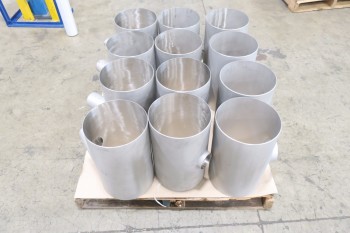 1 PALLET OF ASSORTED PICOR FOOD GRADE PIPE FITTINGS, SCH 5S, 304SS