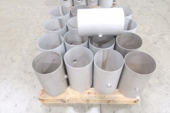 1 PALLET OF 10X1IN PICOR FOOD GRADE PIPE FITTINGS, SCH 5S, 304SS