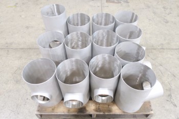 1 PALLET OF ASSORTED PICOR FOOD GRADE PIPE FITTINGS, SCH 5S, 304SS