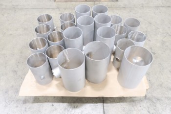 1 PALLET OF ASSORTED T PICOR FOOD GRADE PIPE FITTINGS, SCH 5S, 304SS