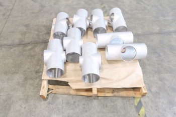 1 PALLET OF ASSORTED PICOR FOOD GRADE PIPE FITTINGS, SCH 5S, 304SS