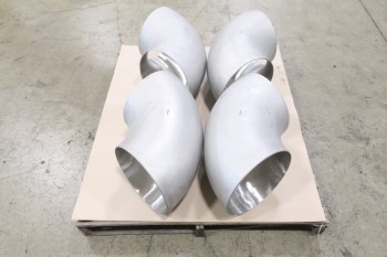1 PALLET OF 12IN ELBOW PICOR FOOD GRADE PIPE FITTINGS, SCH 5S, 304SS