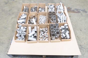 1 PALLET OF ASSORTED 1/2-1-1/2IN PICOR FOOD GRADE PIPE FITTINGS, SCH 5S, 304SS