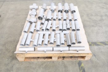 1 PALLET OF ASSORTED PICOR FOOD GRADE PIPE FITTINGS, SCH 5S, 304SS