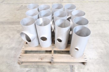 1 PALLET OF ASSORTED PICOR FOOD GRADE PIPE FITTINGS, SCH 5S, 6-MOLY