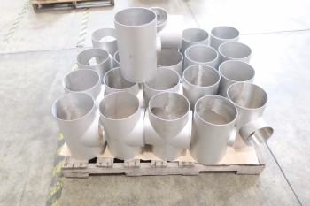 1 PALLET OF ASSORTED PICOR FOOD GRADE PIPE FITTINGS, SCH 5S, 6-MOLY