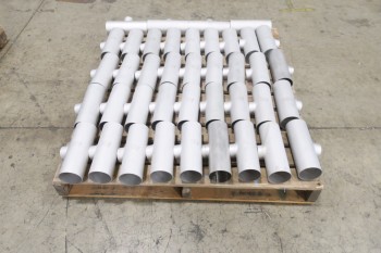 1 PALLET OF 3X2IN PICOR FOOD GRADE PIPE FITTINGS, SCH 5S, 6-MOLY
