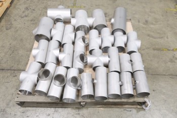 1 PALLET OF ASSORTED PICOR FOOD GRADE PIPE FITTINGS, SCH 5S, 6-MOLY
