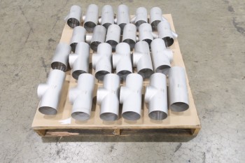 1 PALLET OF ASSORTED PICOR FOOD GRADE PIPE FITTINGS, SCH 5S, 6-MOLY