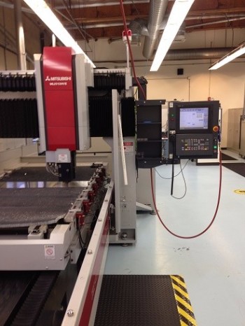 MITSUBISHI HYBRID 2-D HVII CNC LASER, 4\'x 8\', NEW 2011