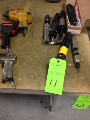 Lot of various Pneumatic hand Tools, Bostich Staplers, Pneumatic Air Chisels