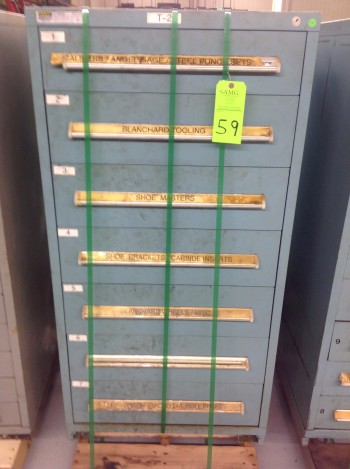 Stanley Vidmar 10 Drawer Tool Cabinet