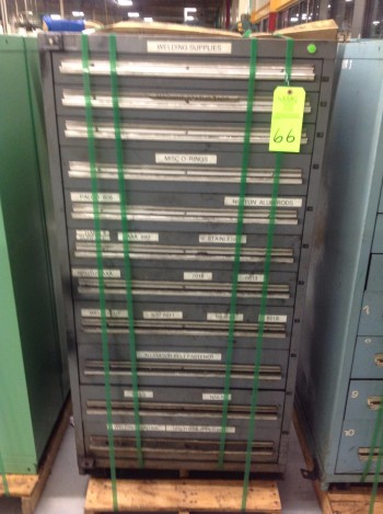 Stanley Vidmar 11 Drawer Tool Cabinet