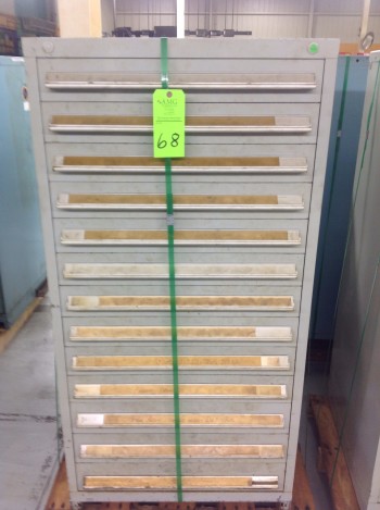 Stanley Vidmar 13 Drawer Tool Cabinet