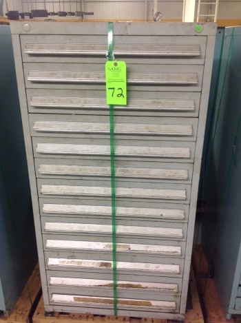 Stanley Vidmar 13 Drawer Tool Cabinet
