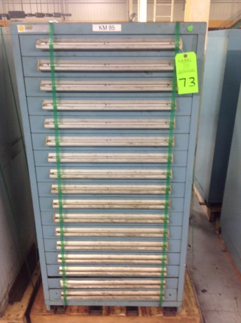Stanley Vidmar 17 Drawer Tool Cabinet