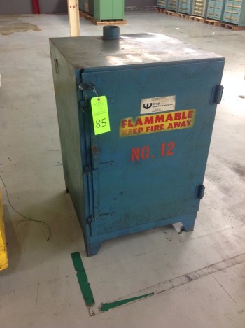 Lot of (2) Just-Rite Flammable Fire Cabinets