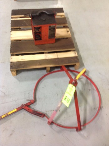 2,000LB Max Cap. Magna Tool Magnet Lift, Wesco Barrel Lift