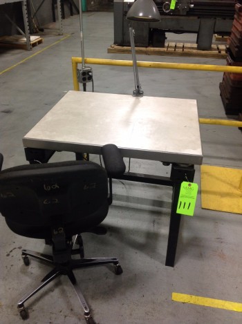 Table and chair,