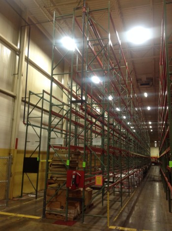 Lot of Steel Racking, Row 1-3, Total row weight 533,10 lbs.
