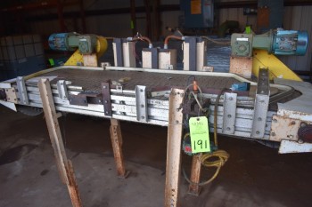 Lot of 3 motorized Conveyors