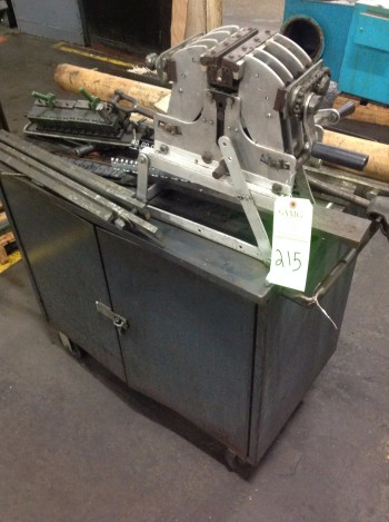 Clipper portable Belt Splicer w/ cabinet