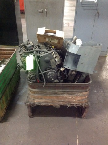 Lot of spare Tennent floor scrubber parts