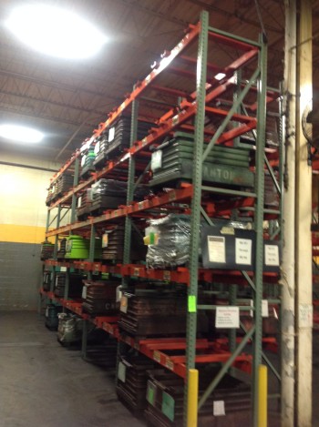 lot heavy duty pallet racking