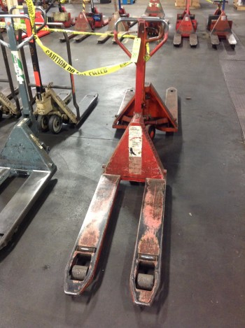 Lot of (2) Pallet-Jack Lifts, 5,500lbs cap.