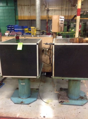 Lot of (2) Vibratory Hoppers w/stands