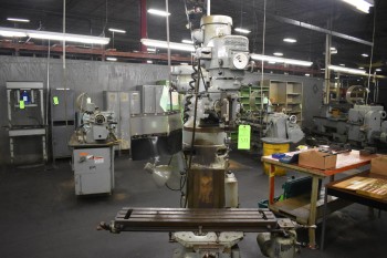 Bridgeport Vertical Mill 1.5HP, s/n:BR27662, 9\