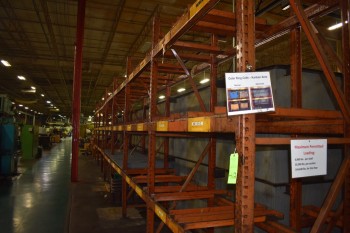 (8) section of heavy duty steel Racking