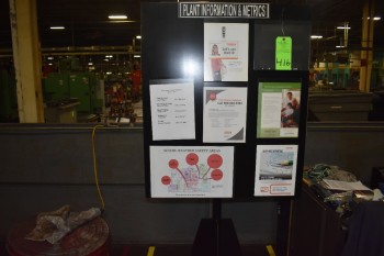 Plant Information Board, Swivel mounted