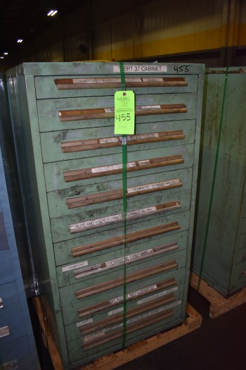 (2) Stanley Vidmar drawer style Tool Cabinets
