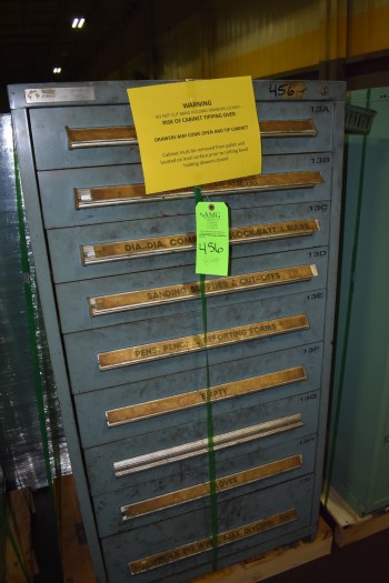 (2) Stanley Vidmar drawer style Tool Cabinets